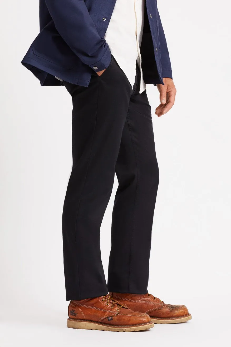 BRIXTON RESERVE CHINO PANT BLACK
