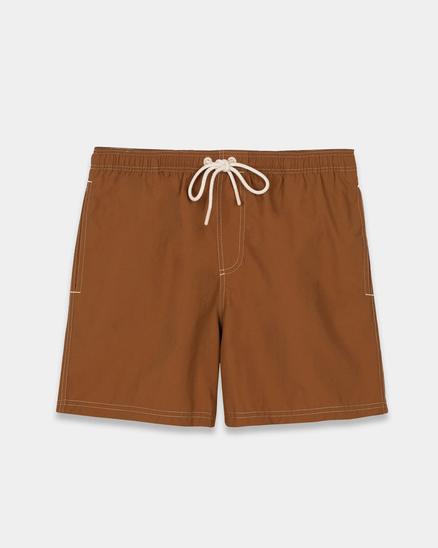 Brown Swim Shorts
