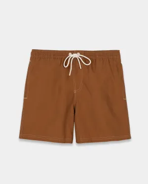 Brown Swim Shorts