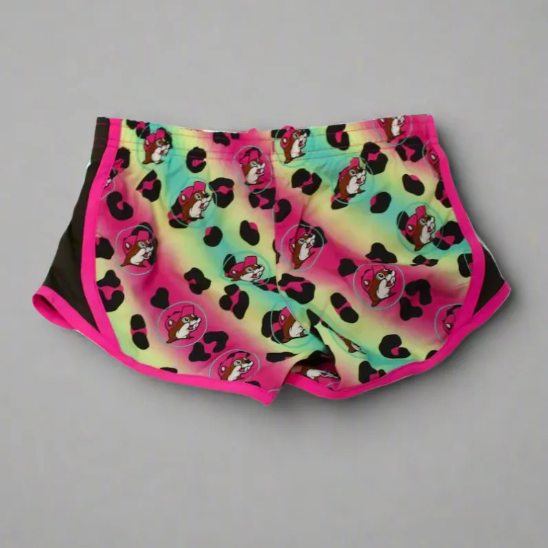 Buc-ee's Leopard Running Shorts