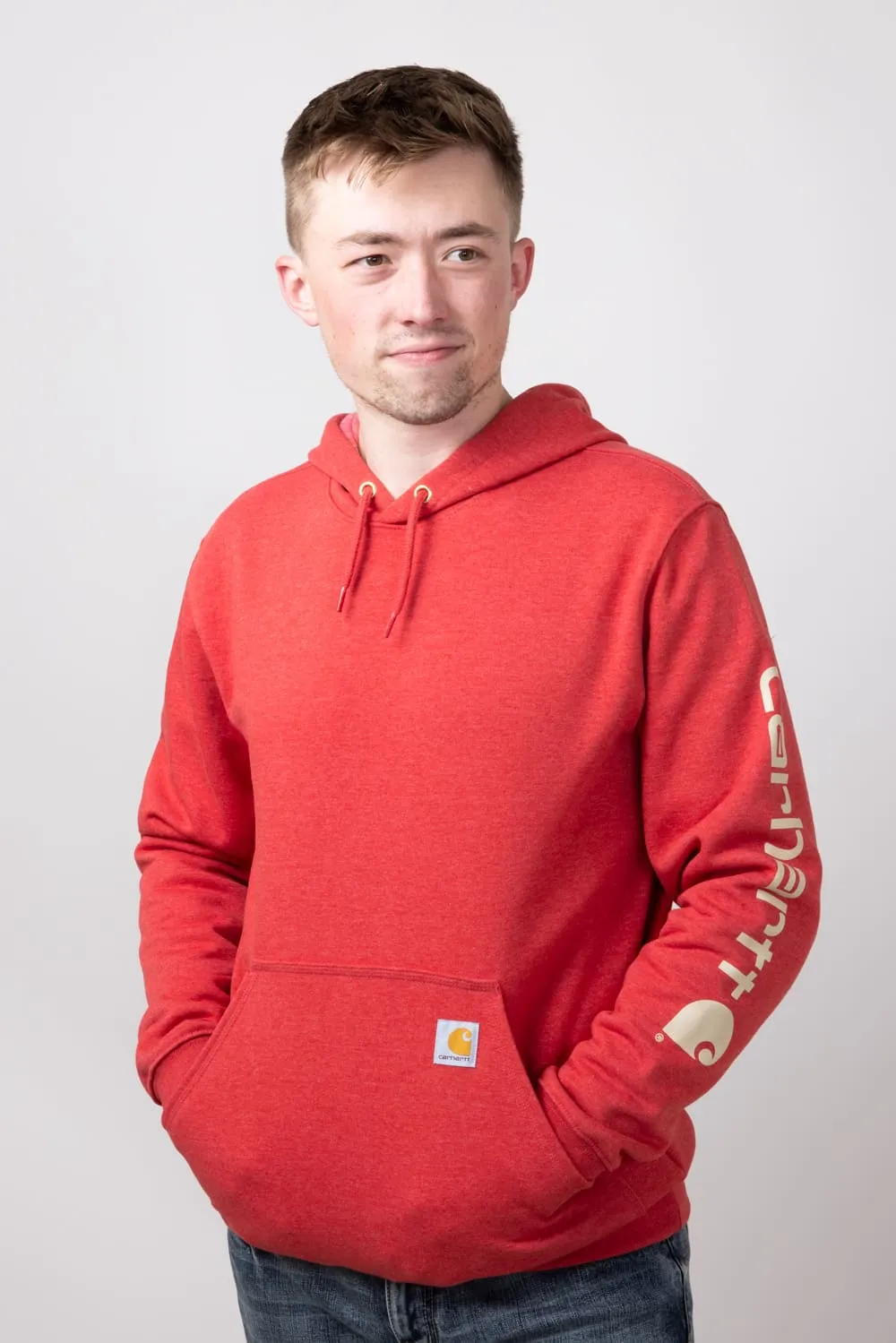 Carhartt Loose Fit Graphic Hoodie for Men in Apple | K288-RAO-APPLE
