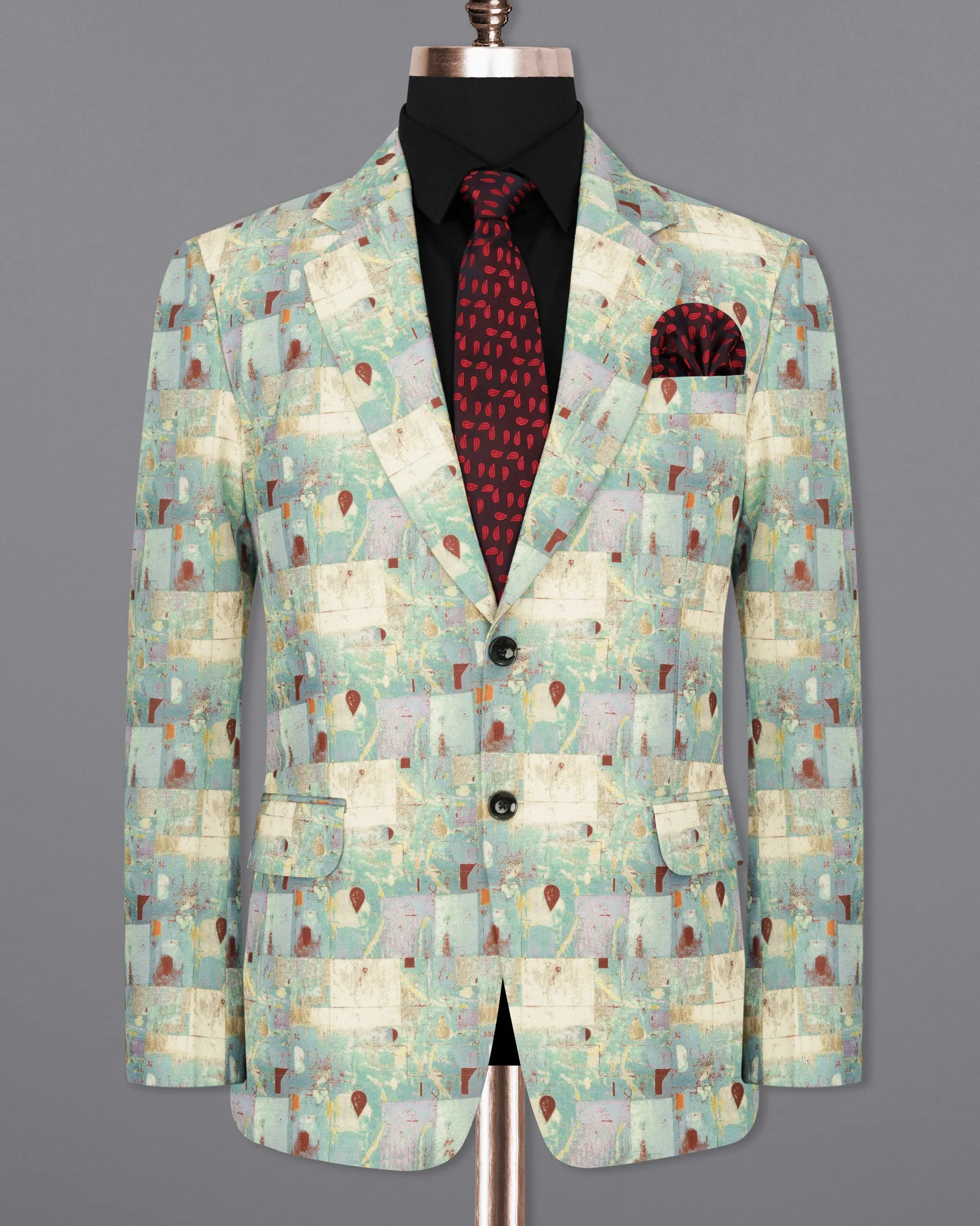 Cascade with Merino Multicolour Designer Blazer