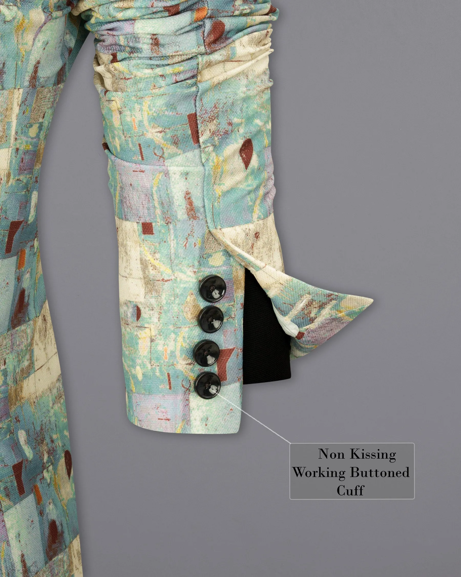 Cascade with Merino Multicolour Designer Blazer
