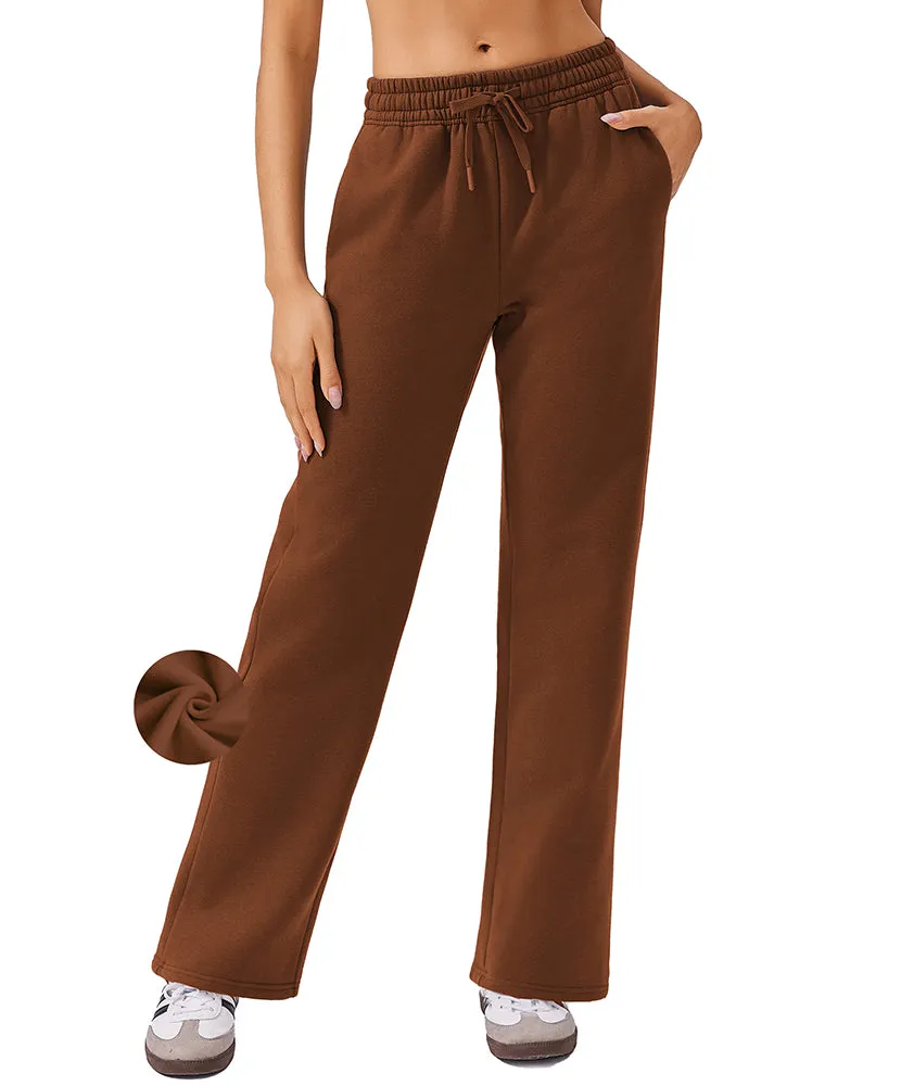 Casual Fleece High Waisted Sweatpants