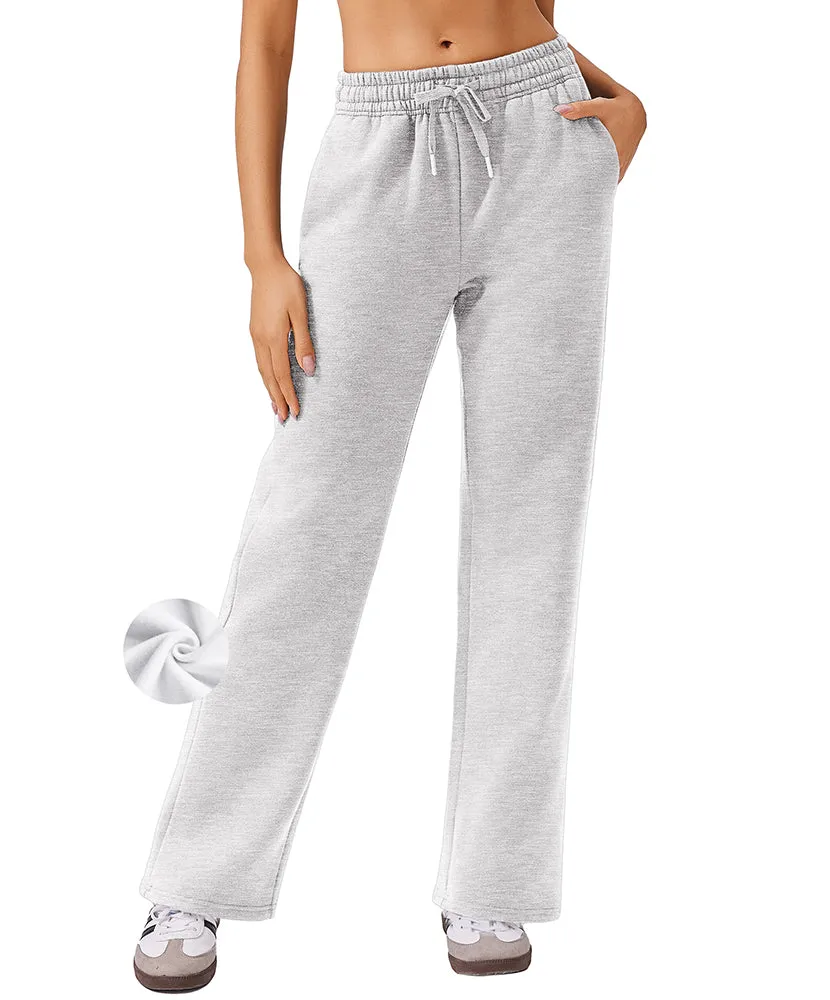 Casual Fleece High Waisted Sweatpants