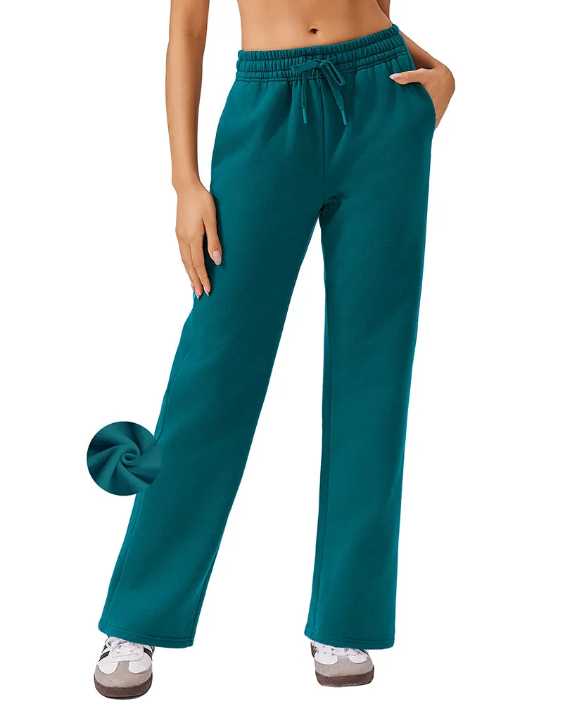 Casual Fleece High Waisted Sweatpants