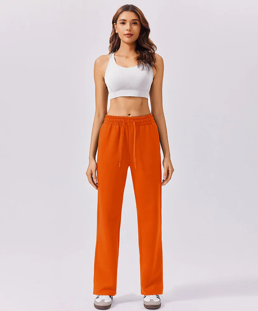 Casual Fleece High Waisted Sweatpants