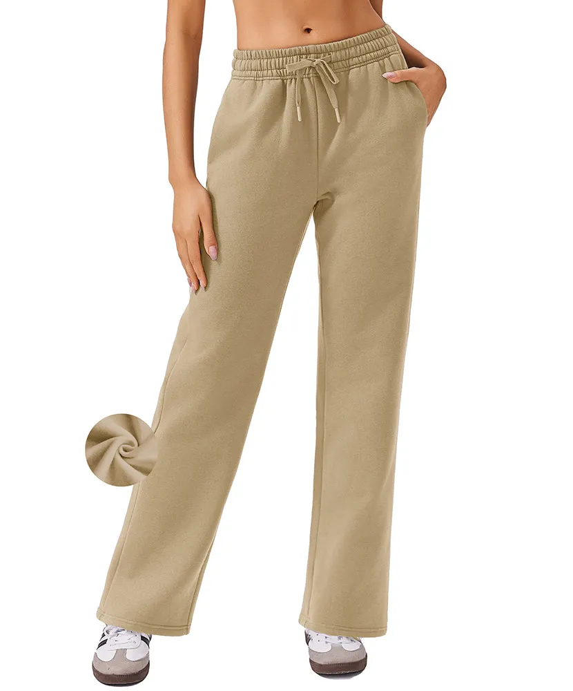 Casual Fleece High Waisted Sweatpants