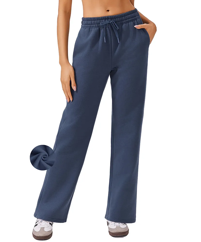 Casual Fleece High Waisted Sweatpants