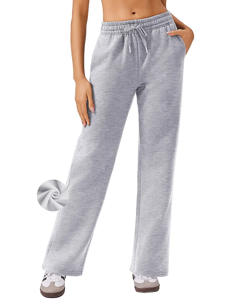 Casual Fleece High Waisted Sweatpants