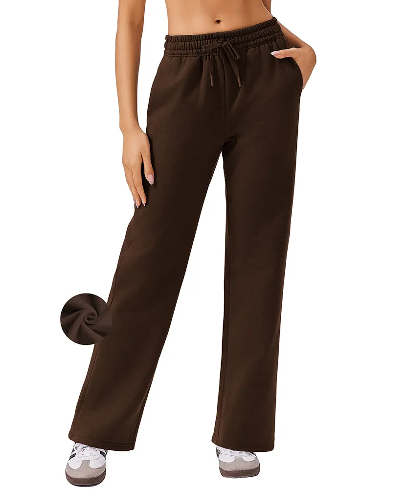Casual Fleece High Waisted Sweatpants