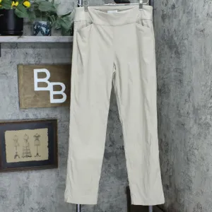 Charter Club Cambridge Tummy Control Straight Leg Pants Sedona Dust 10
