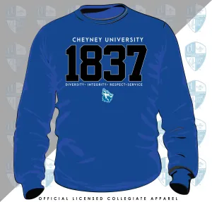 Cheyney University | EST. 1837 Royal Blue Unisex Sweatshirts (**)