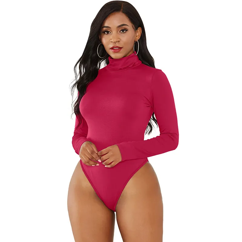 Chic Attitude Turtleneck Long Sleeve Bodysuit