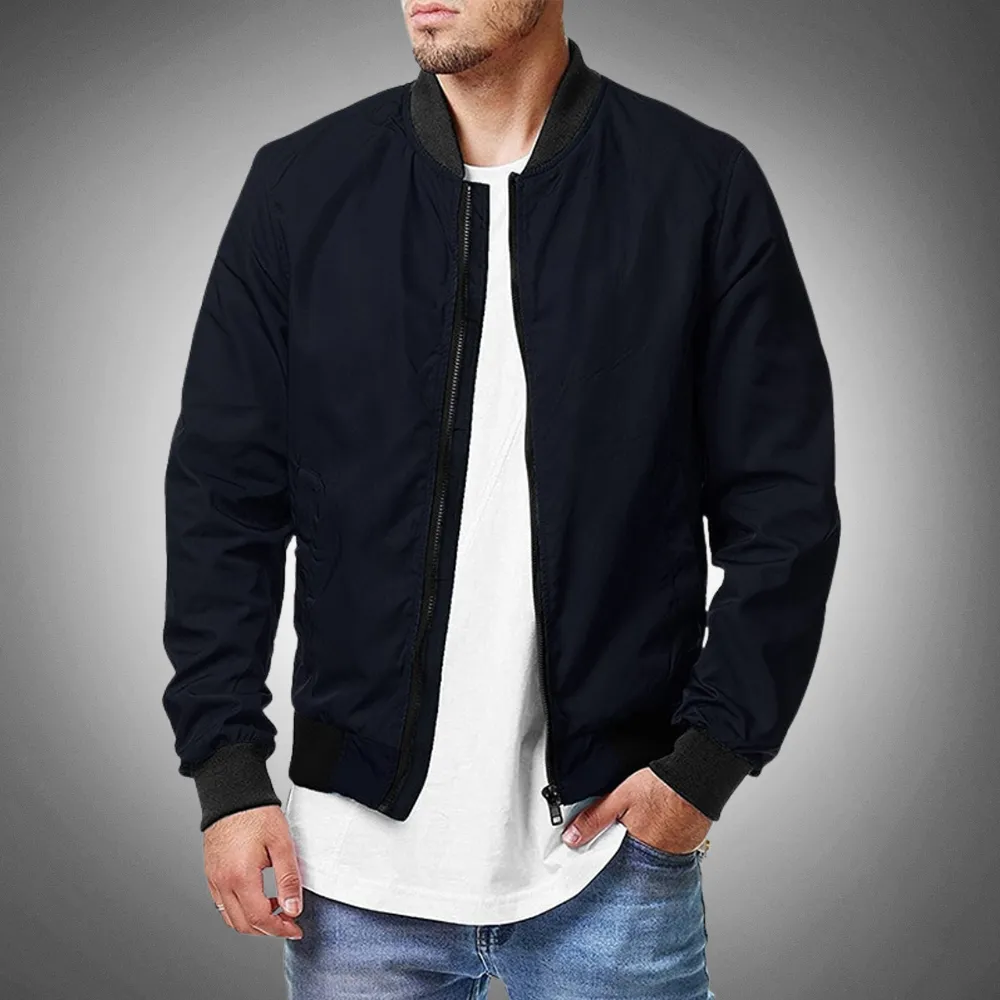 Chic Everyday Bomber Jacket for Men’s Casual Style