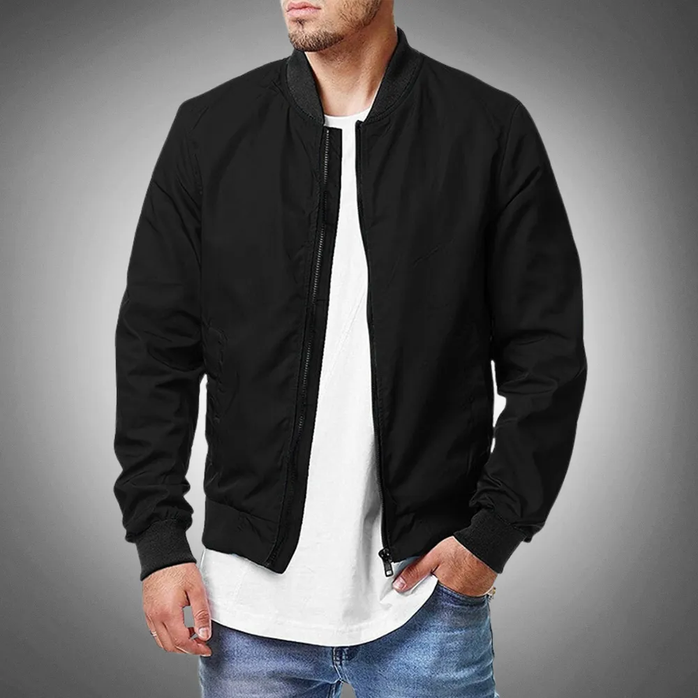 Chic Everyday Bomber Jacket for Men’s Casual Style