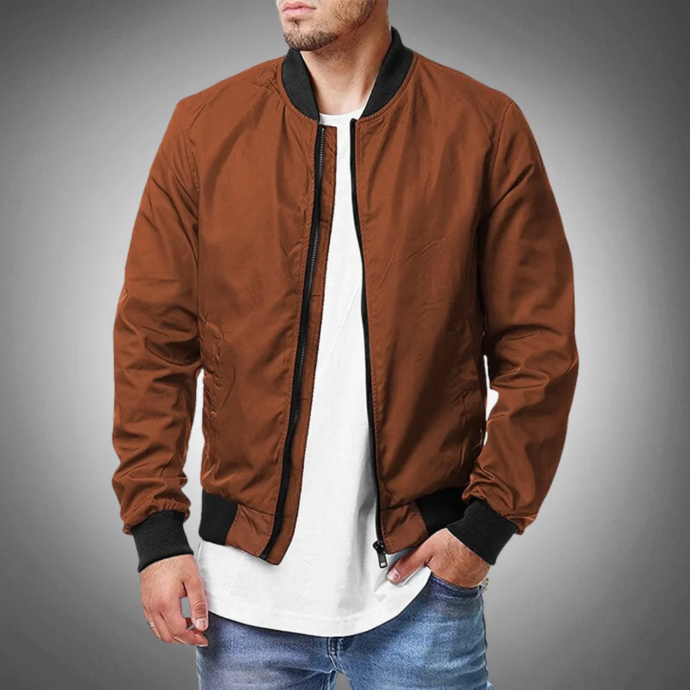 Chic Everyday Bomber Jacket for Men’s Casual Style