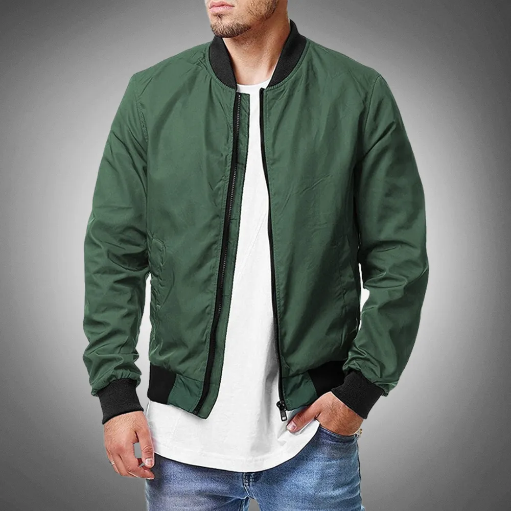 Chic Everyday Bomber Jacket for Men’s Casual Style