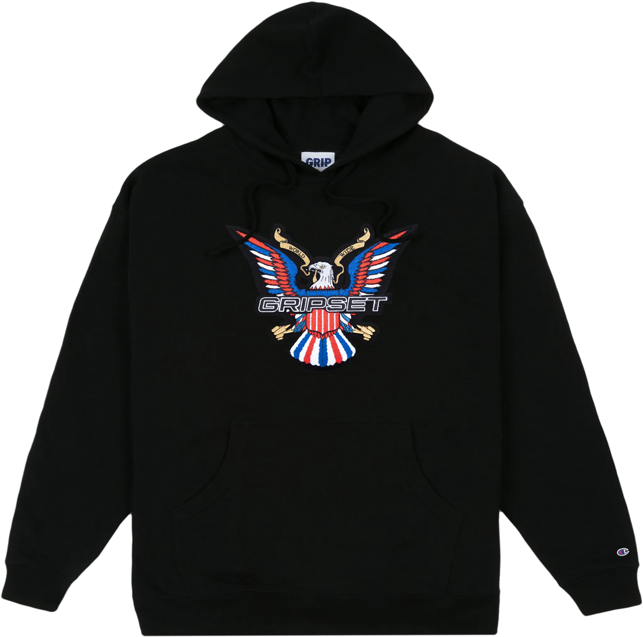Classic Grip Gripset Embroidered Hoodie Black