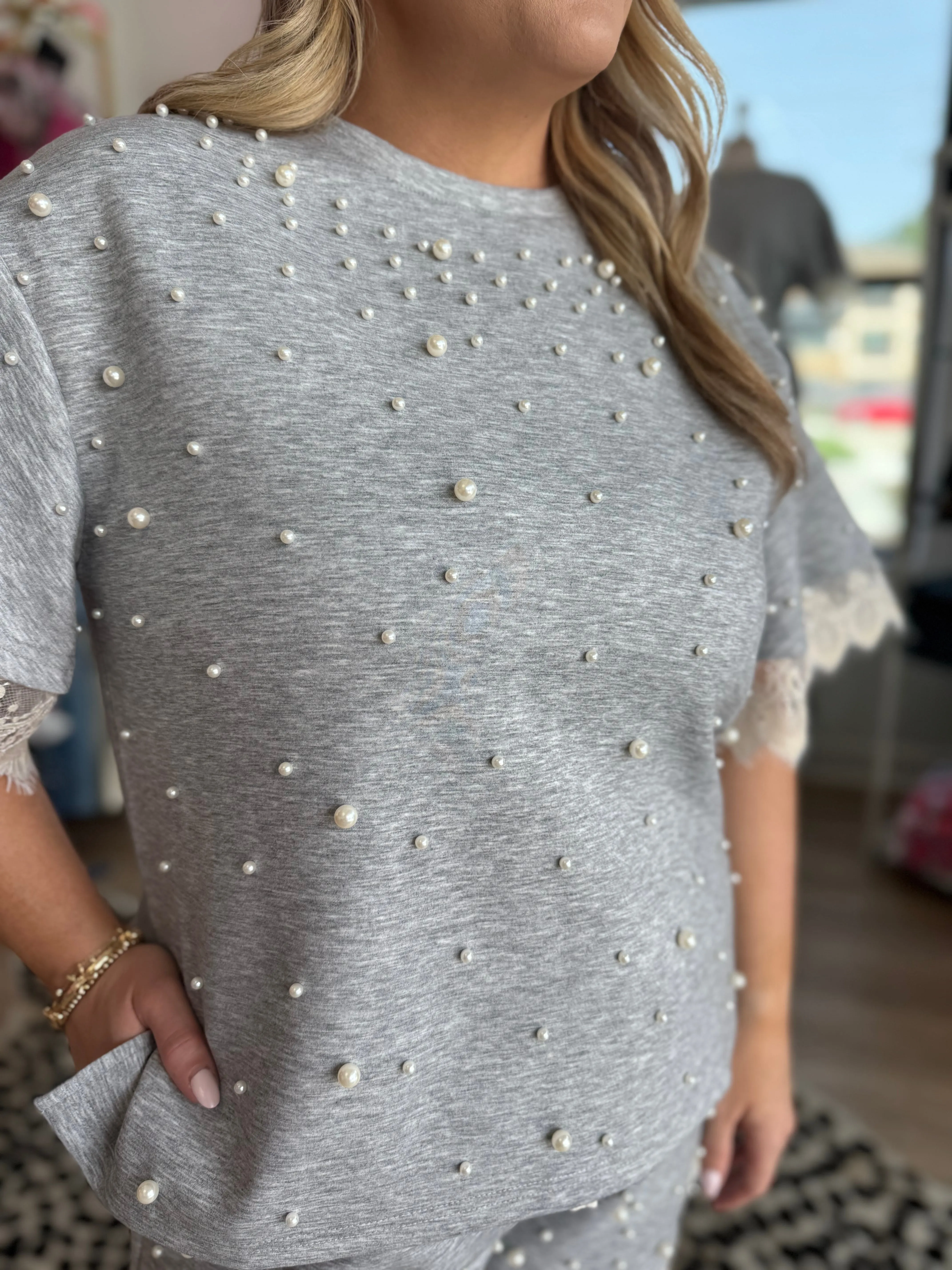Cloud Lace Lounge Set