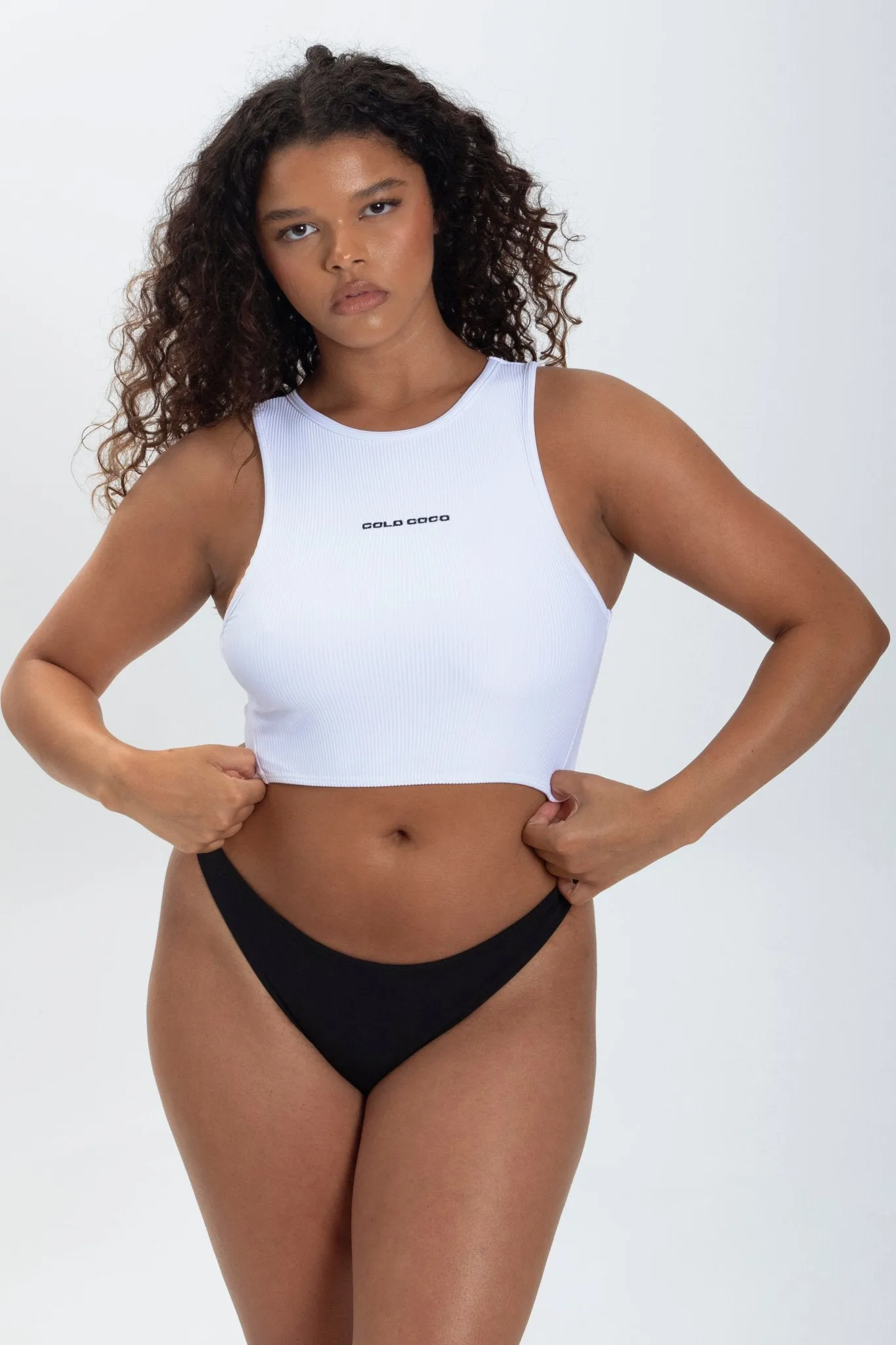 Coco Swim Ribbed Top