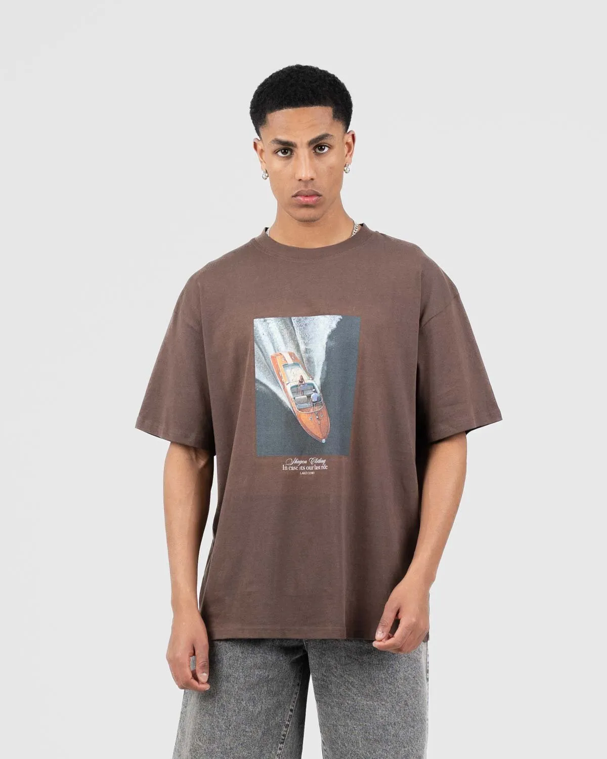 Como Graphic Tee Brown