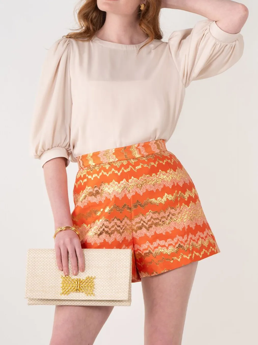 Coral Ripple Tailored Short