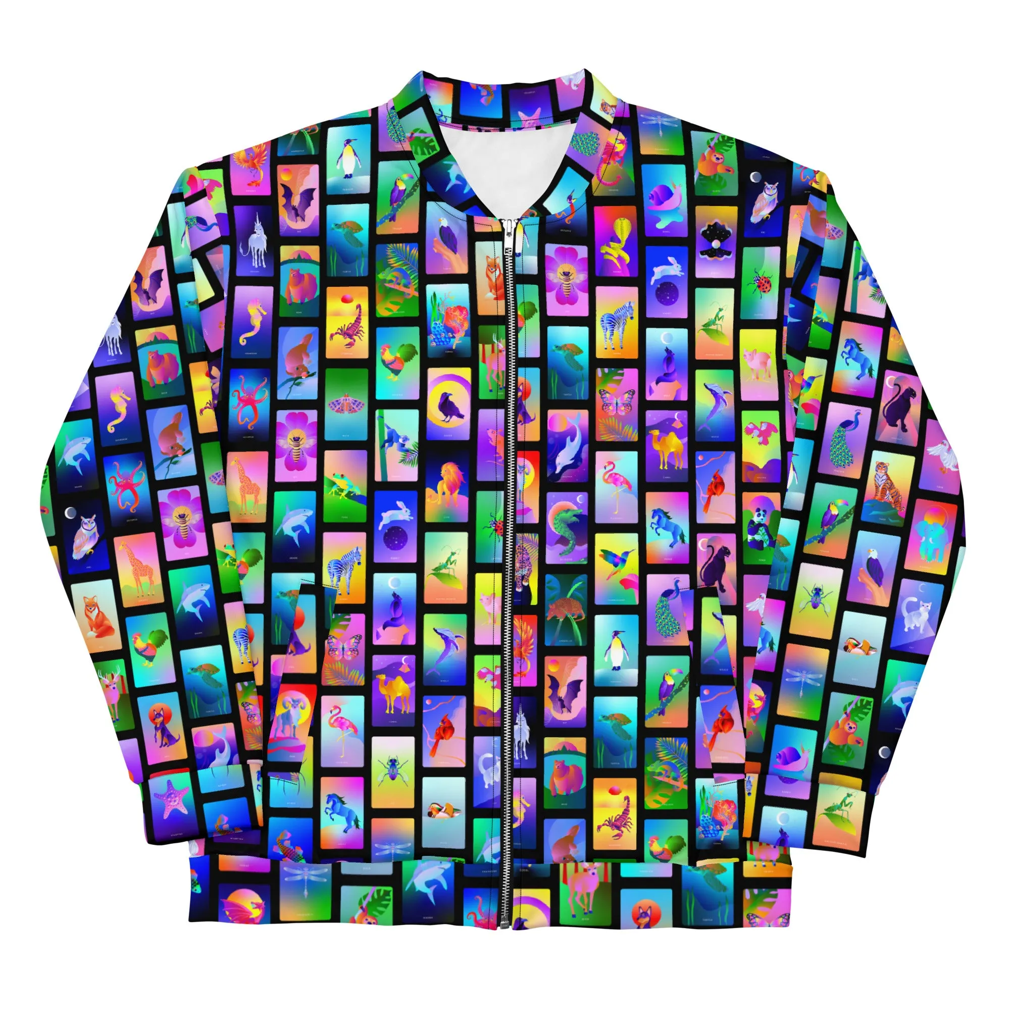 Cosmic Creatures Unisex Bomber Jacket