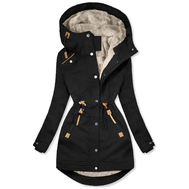 Cosy & weather-resistant women's parka jacket