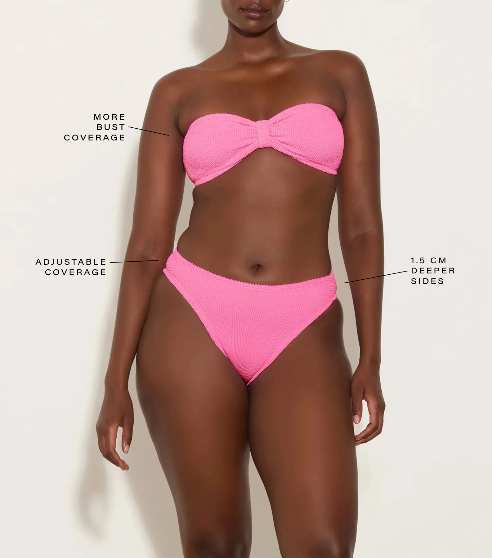 Coverage Jean Bikini - Bubblegum