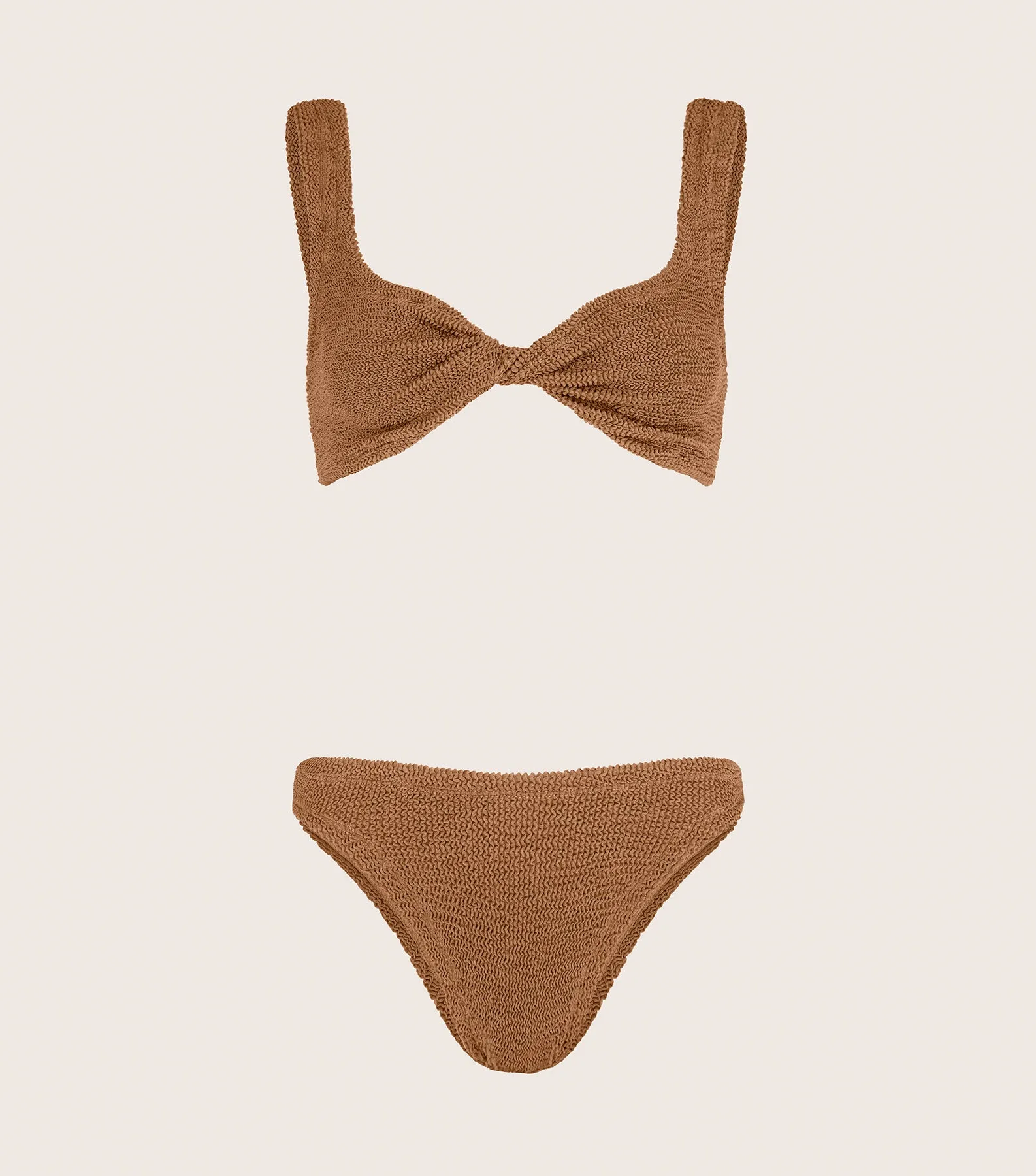 Coverage Juno Bikini - Metallic Cocoa
