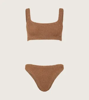 Coverage Xandra Bikini - Metallic Cocoa