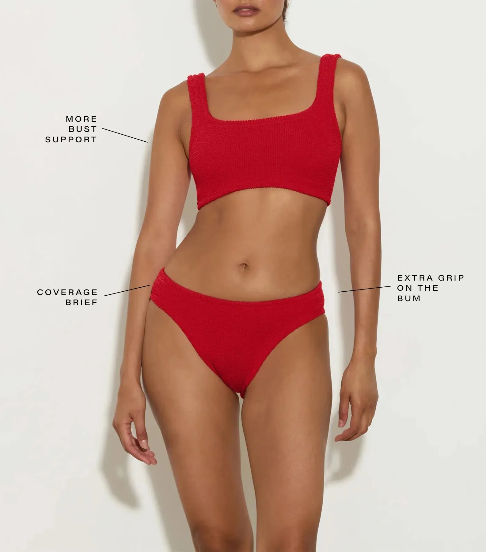 Coverage Xandra Bikini - Red
