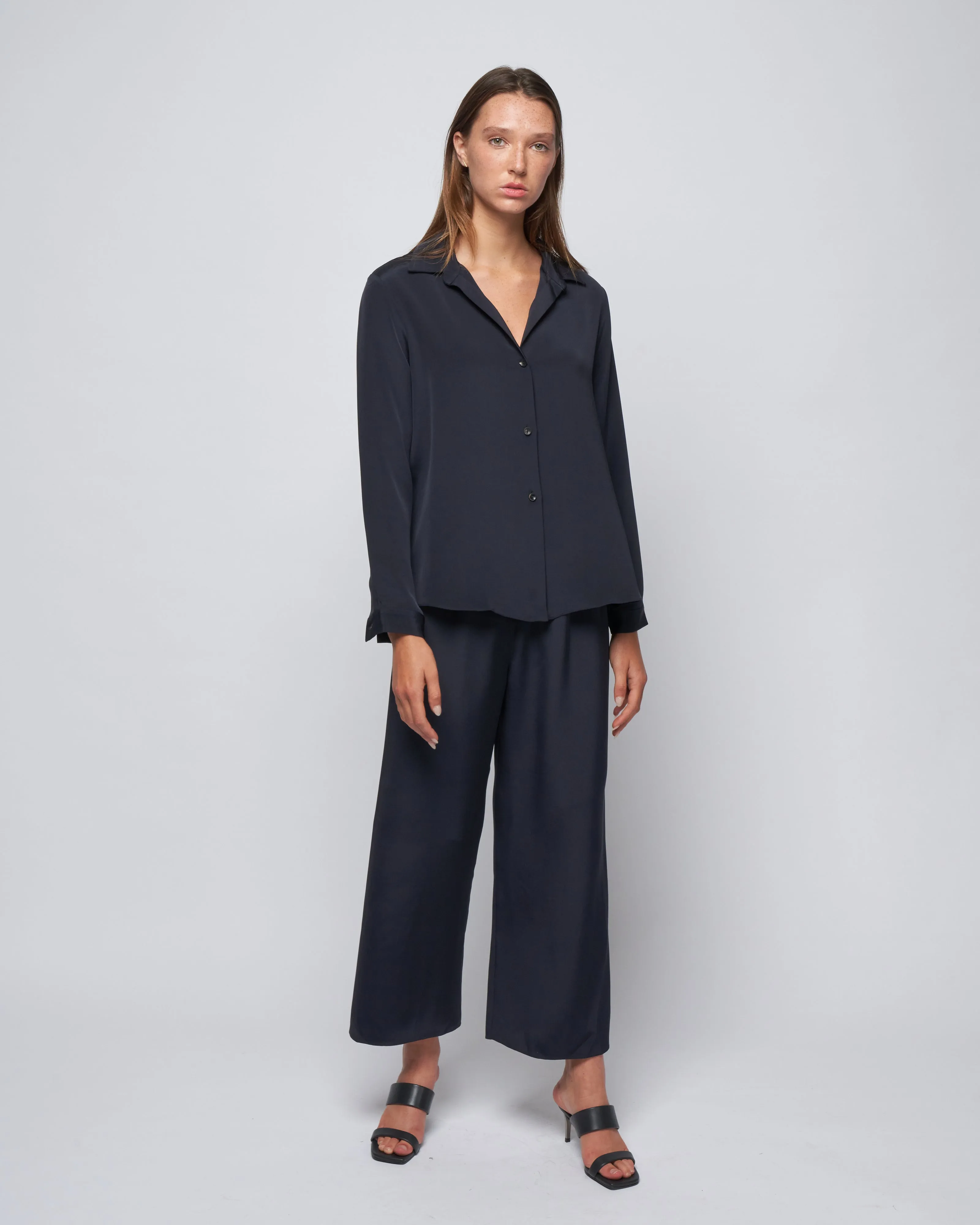 croppped pull-on - midnight