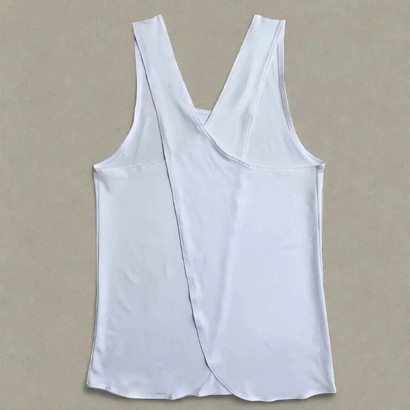Cross Back Athletic Top — Workout Tanks For Women
