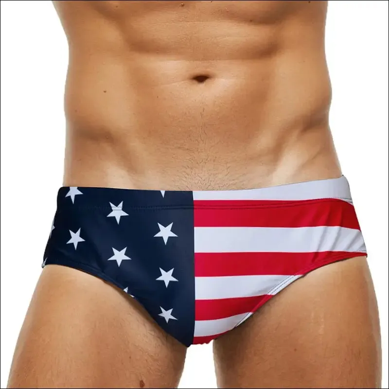 Datifer new mens swim briefs sexy short homme push breathable pad men's swimsuit shorts underpants