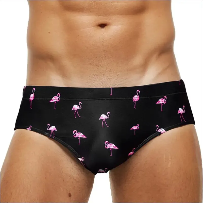 Datifer new mens swim briefs sexy short homme push breathable pad men's swimsuit shorts underpants