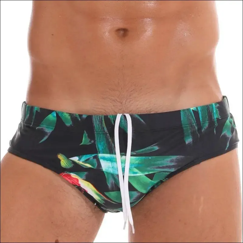 Datifer new mens swim briefs sexy short homme push breathable pad men's swimsuit shorts underpants