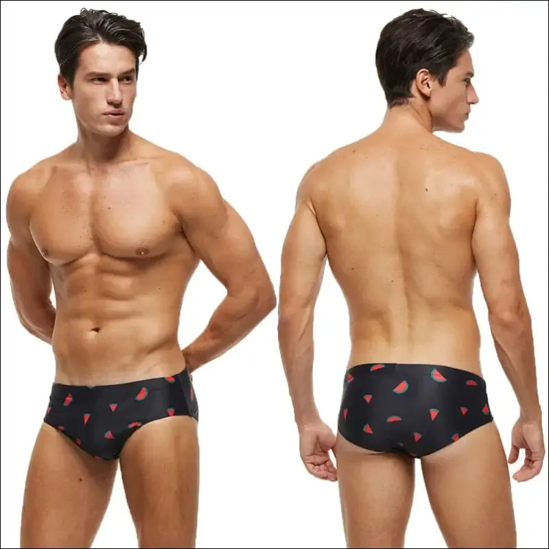 Datifer new mens swim briefs sexy short homme push breathable pad men's swimsuit shorts underpants