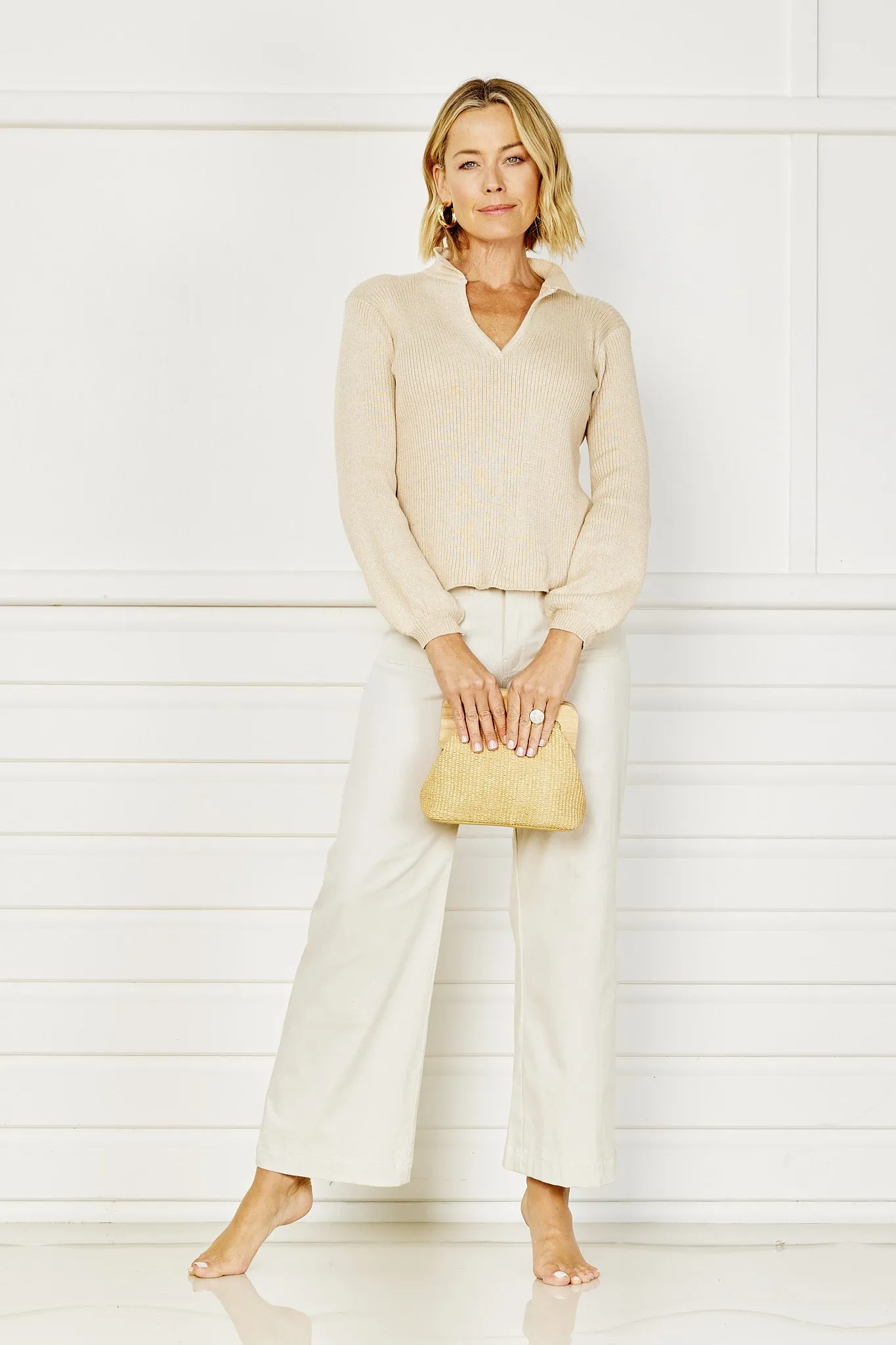 Deauville Polo Top - Sand