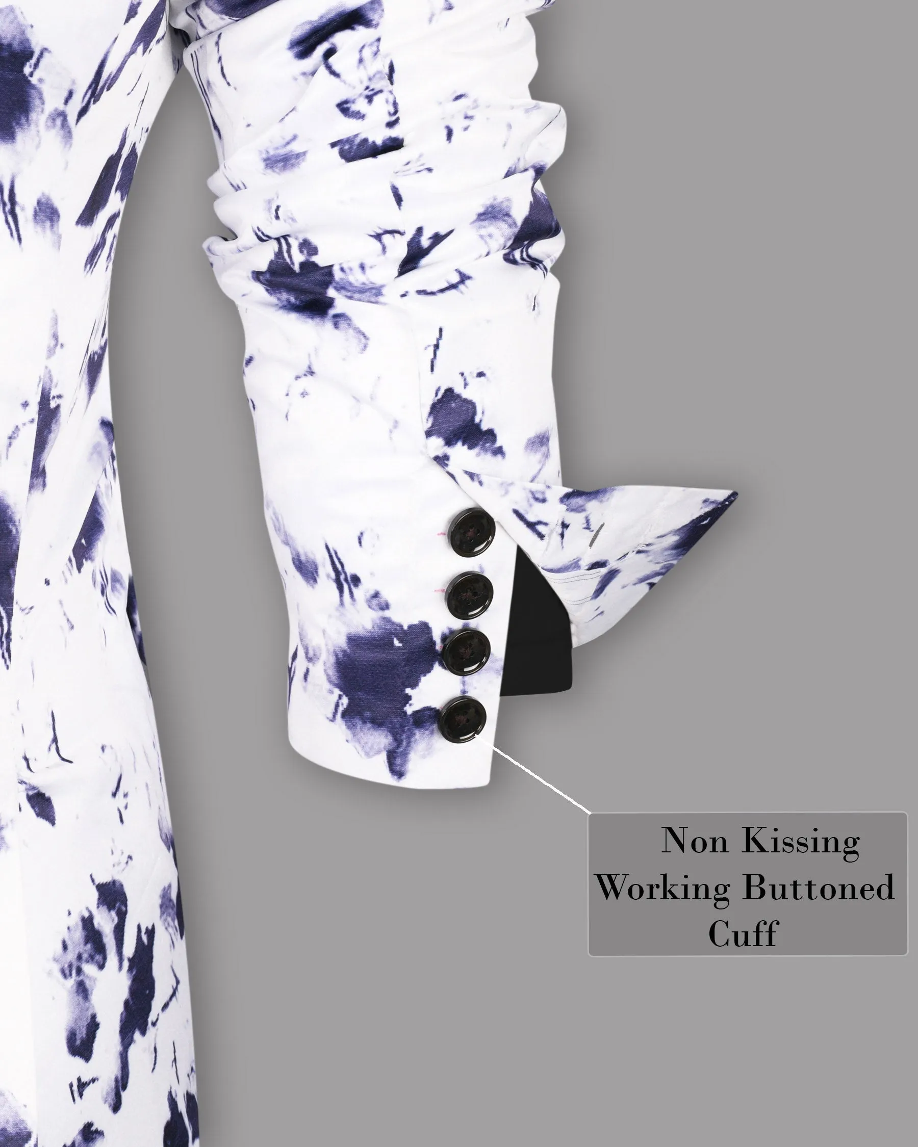 Desert Storm- Blackcurrant Super Soft Designer Blazer