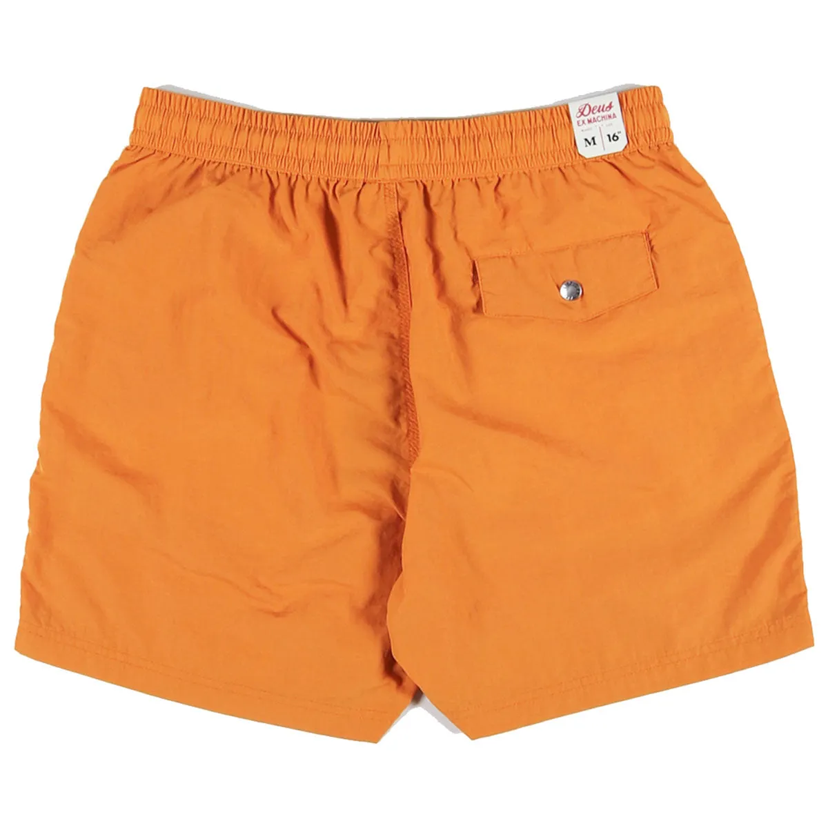 Deus Ex Machina Glide Swim Short Orange Ochre