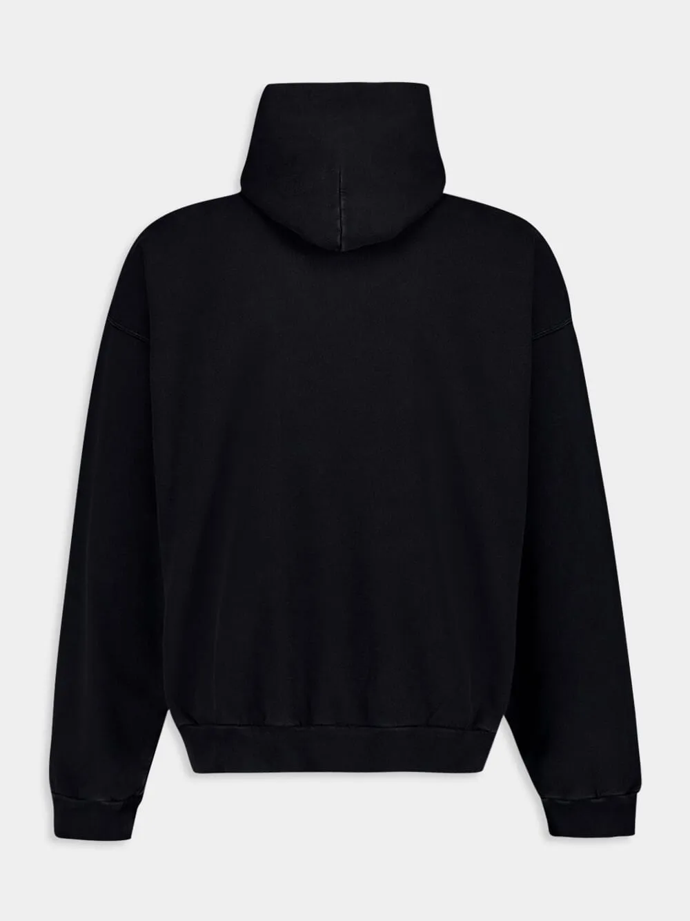 DIY College-Print Cotton Hoodie