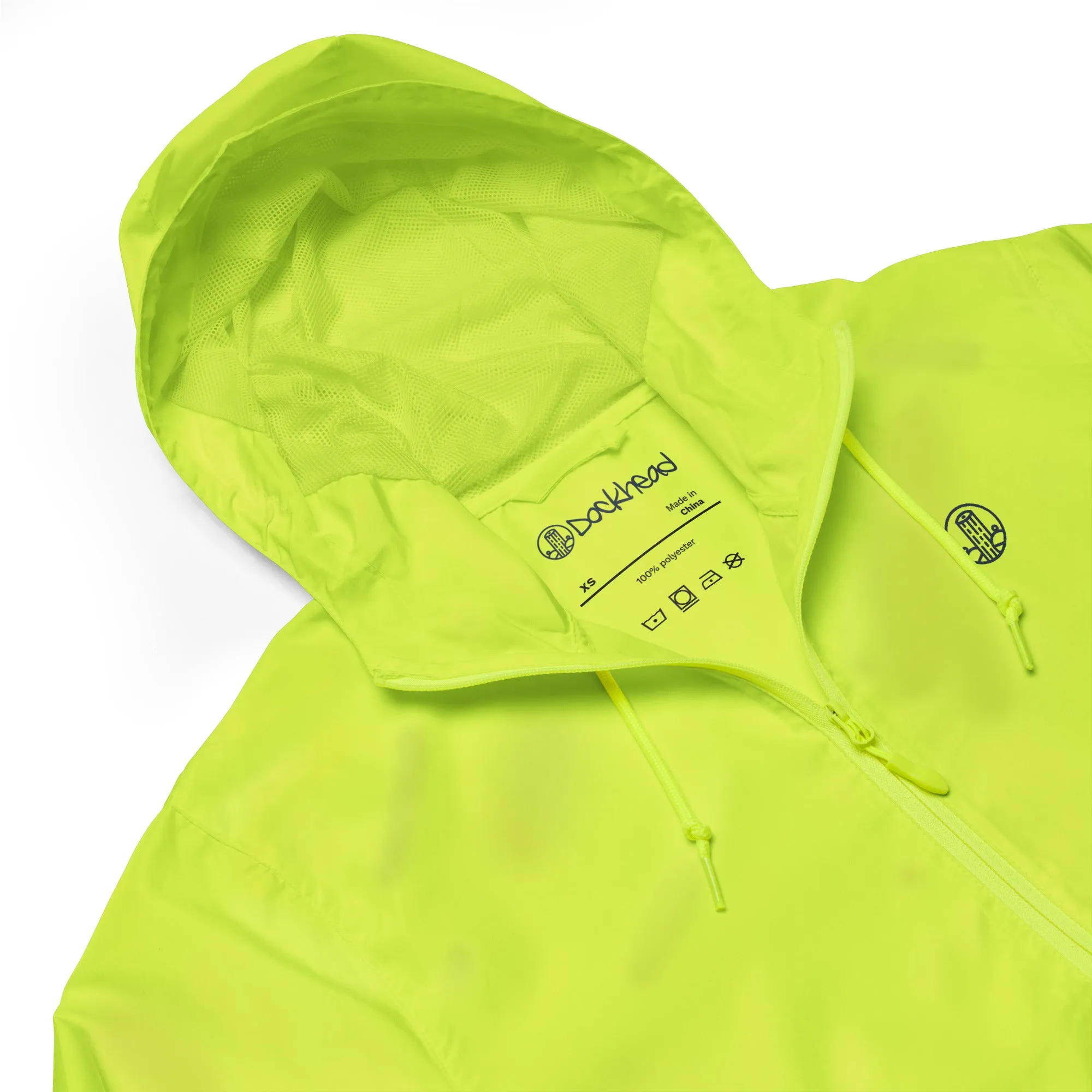 Dockhead Unisex Lightweight Zip Up Windbreaker
