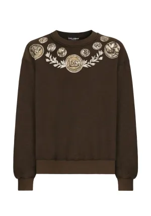 Dolce & Gabbana graphic-print cotton sweatshirt
