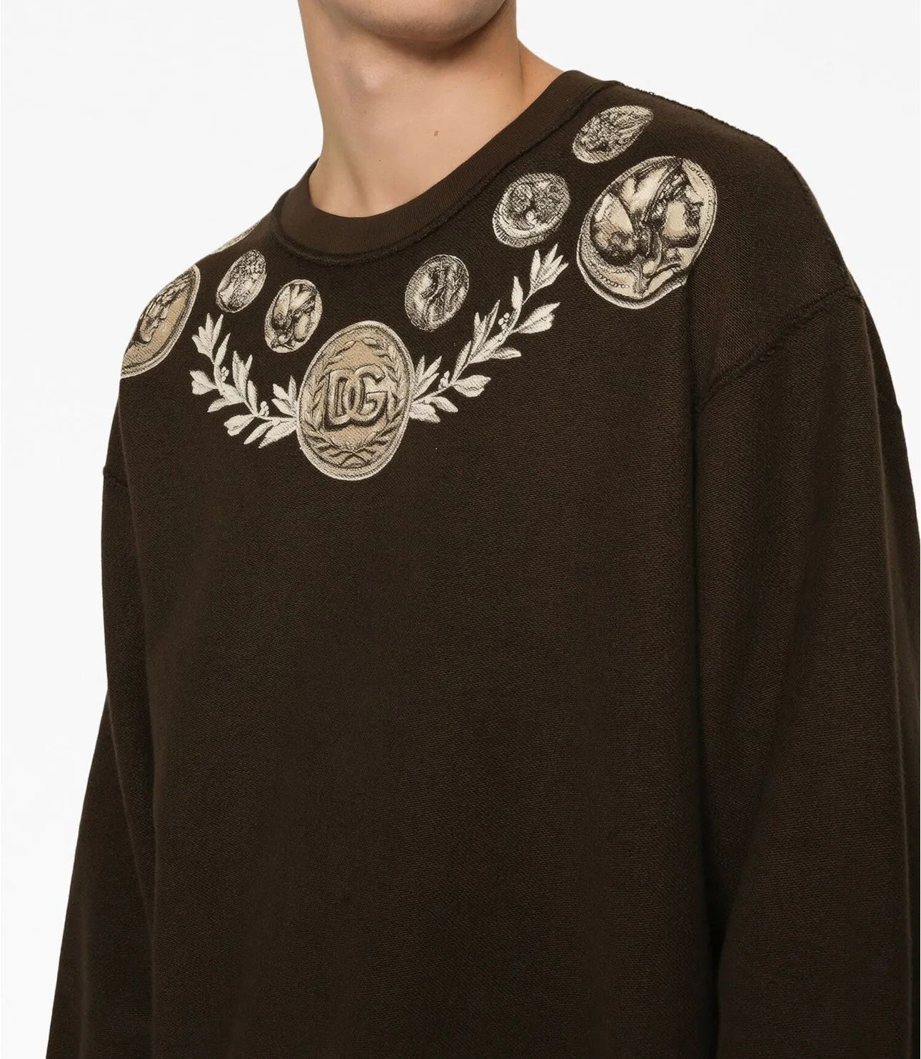 Dolce & Gabbana graphic-print cotton sweatshirt