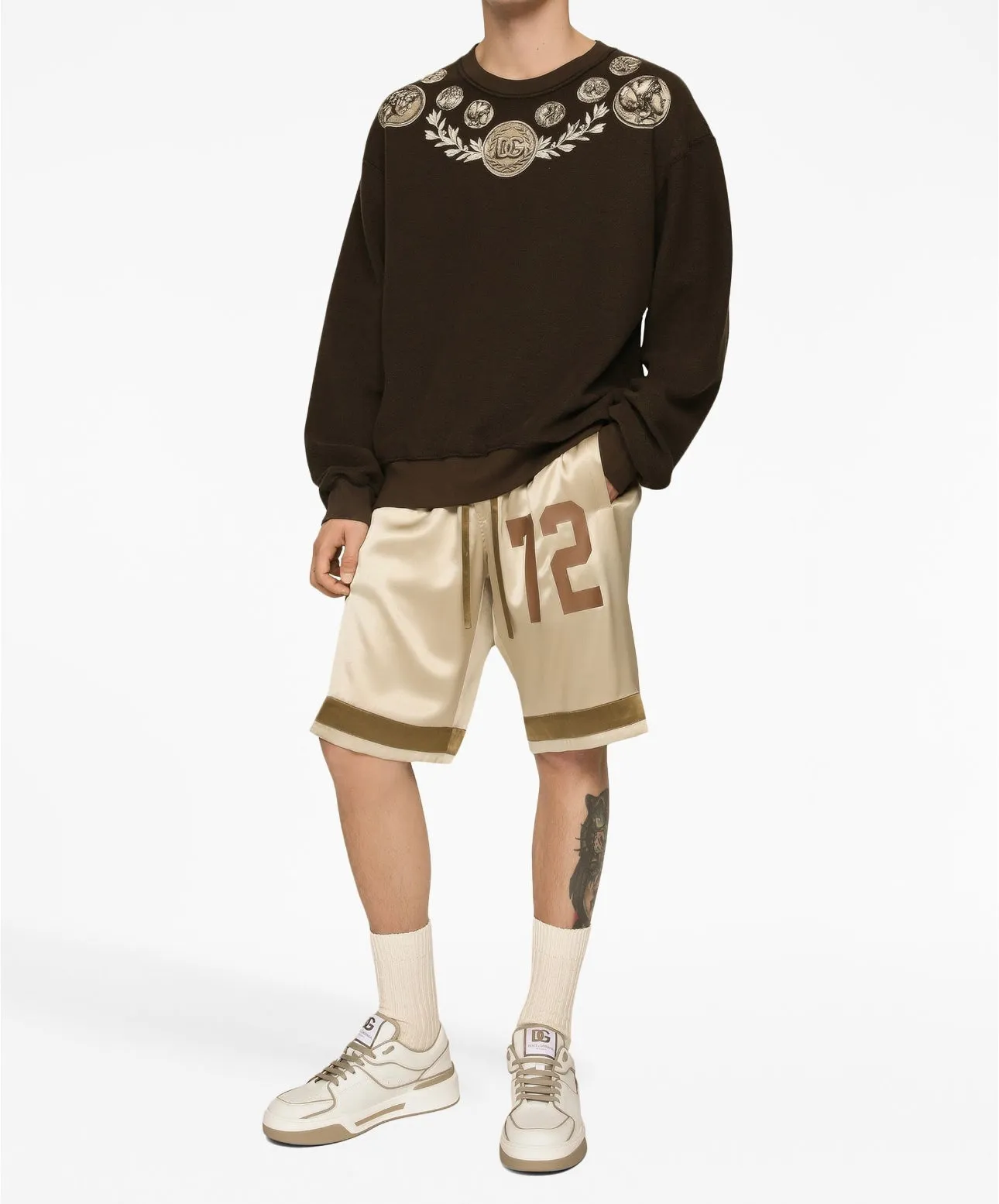 Dolce & Gabbana graphic-print cotton sweatshirt