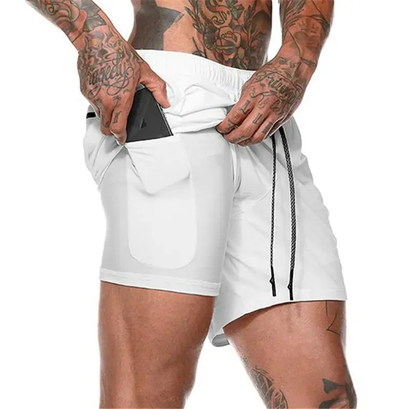 Double-deck 2-in-1 Men's Sport Shorts