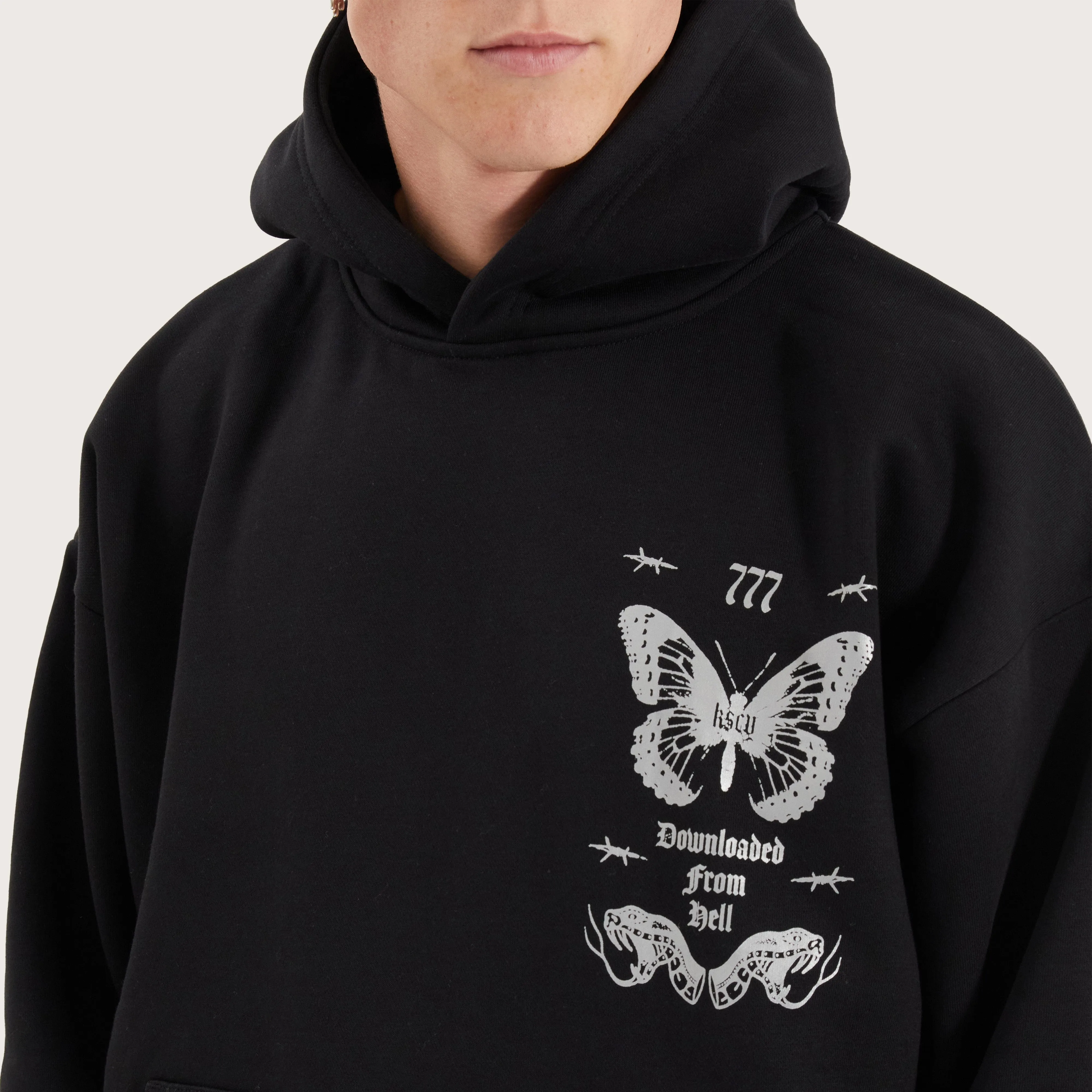 Download Oversized Hoodie Jet Black