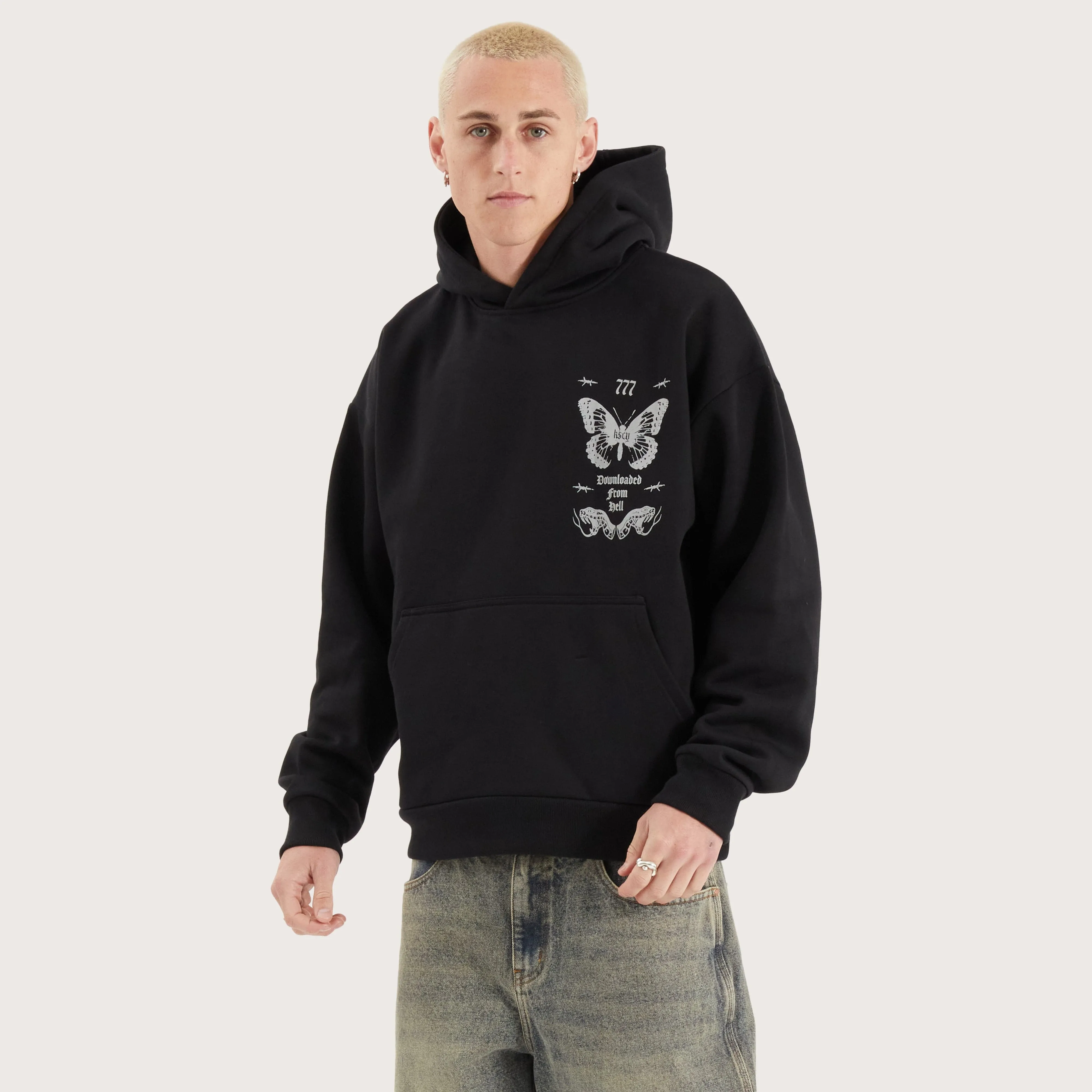 Download Oversized Hoodie Jet Black